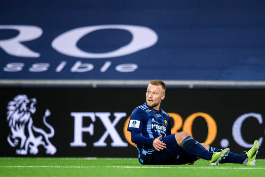 Djurgårdens Nicklas Bärkroth reagerar på domslut