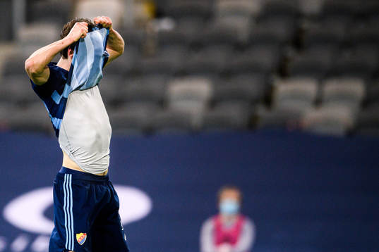 Djurgårdens Hjalmar Ekdal deppar