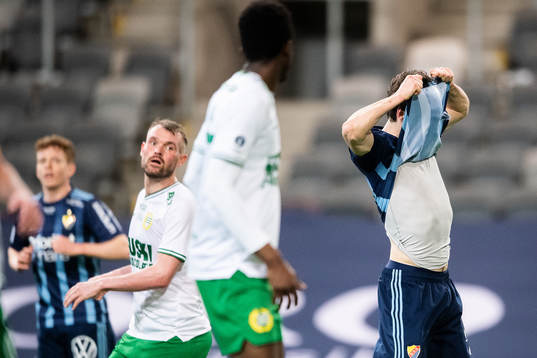 Djurgårdens Hjalmar Ekdal deppar