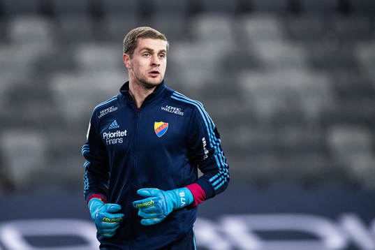 Djurgårdens målvakt Aleksandr Vasyutin