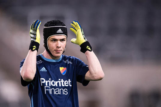 Djurgårdens målvakt Jacob Widell Zetterström