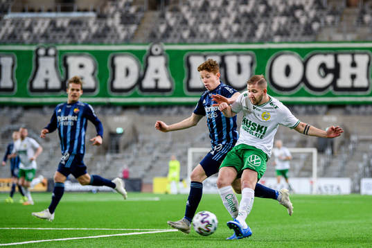 Djurgårdens Aslak Witry och Hammarbys Darijan Bojanic