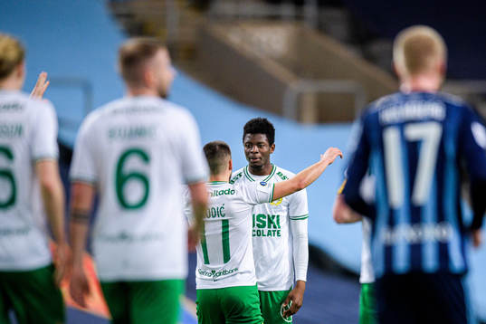 Hammarbys Aziz Ouattara Mohammed jublar
