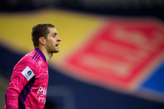 Djurgårdens målvakt Aleksandr Vasyutin