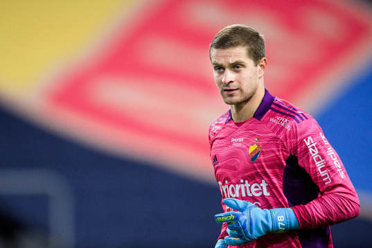 Djurgårdens målvakt Aleksandr Vasyutin