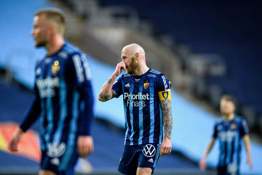 Djurgårdens Magnus Eriksson deppar