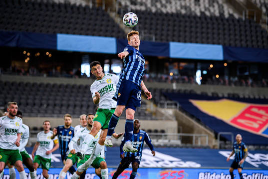 Hammarbys Astrit Selmani och Djurgårdens Aslak Witry