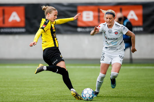 Häckens Filippa Curmark och Rosengårds Olivia Schough