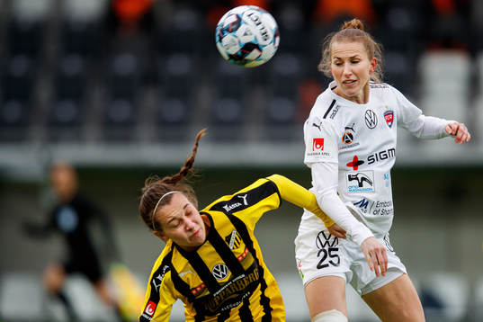 Häckens Julia Zigiotti Olme och Rosengårds Emma Berglund