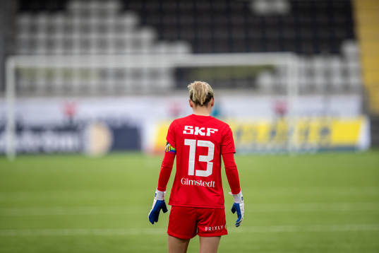 Häckens målvakt Jennifer Falk
