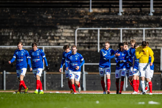 Åtvidabergs spelare jublar