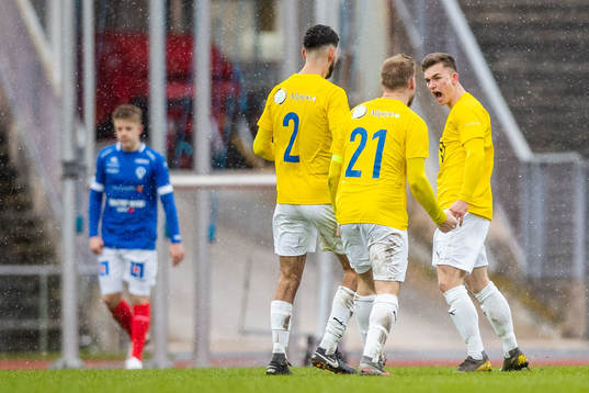 IFK Malmös Elliot Lindquist Nilsson jublar