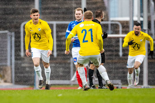 IFK Malmös Elliot Lindquist Nilsson jublar
