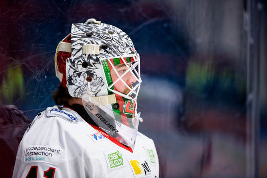 Frölundas målvakt Niklas Rubin