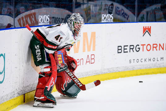Frölundas målvakt Niklas Rubin