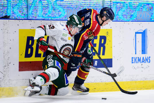 Frölundas Jesper Sellgren och Djurgårdens Linus Andersson
