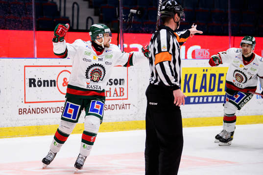 Frölundas Mats Rosseli Olsen jublar