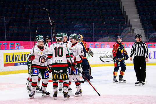Frölundas Mats Rosseli Olsen jublar