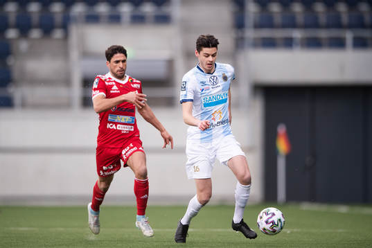 Luleås Yassine Assam och Gefles Kevin Persson