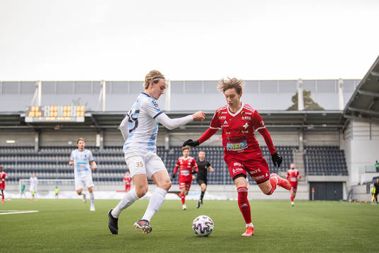 Gefles Linus Sahlin och Luleås Adam Forsman