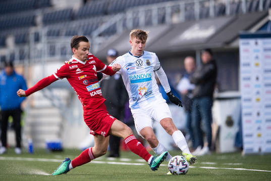 Luleås Patrik Pettersen och Gefles Albin Lohikangas