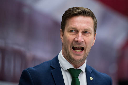Färjestads tränare Johan Pennerborn