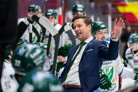 Färjestads tränare Johan Pennerborn