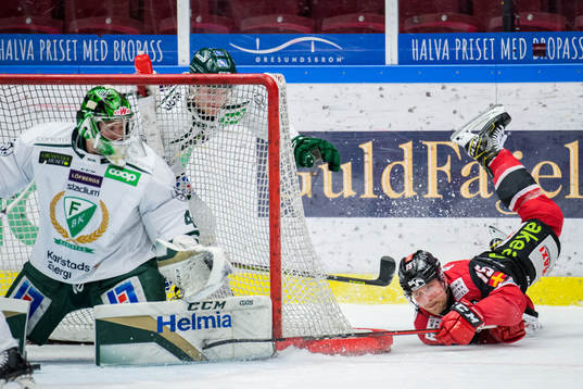 Malmö Redhawks Axel Wemmenborn oroar mot Färjestads