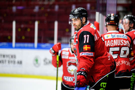 Malmö Redhawks Markus Lauridsen deppar