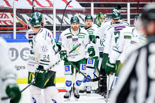 Färjestads Martin Johansson jublar