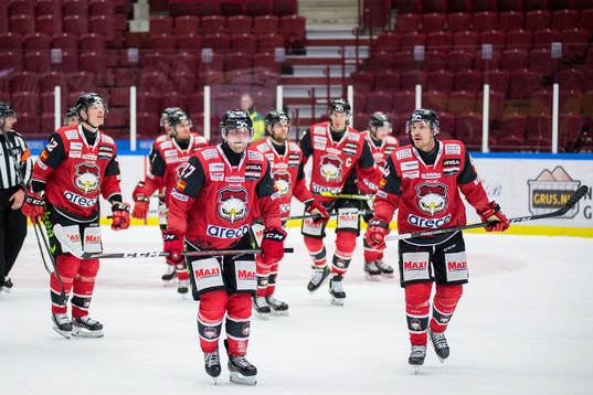 Malmö Redhawks Ponthus Westerholm och Jesper Jensen Aabo