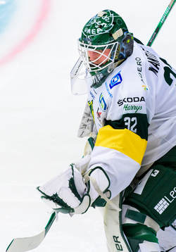Björklövens målvakt Isak Mantler