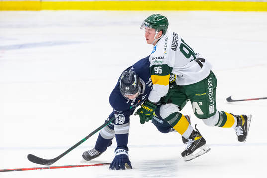 Karlskogas Lukas Pilö och Björklövens Pontus Andreasson
