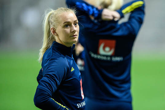 Stina Blackstenius of Sweden