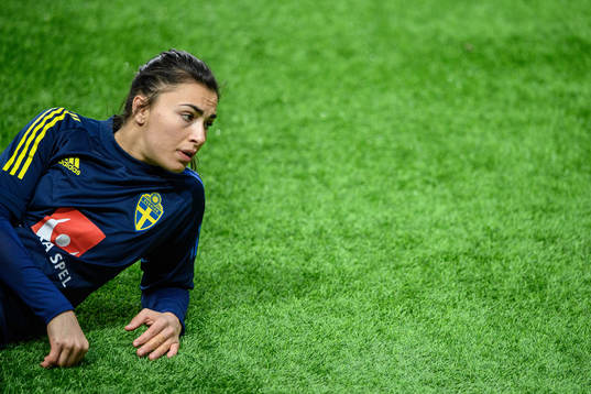 goalkeeper Zecira Musovic of Sweden