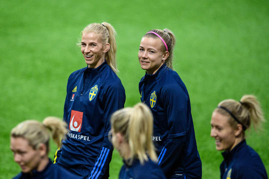 Sofia Jakobsson and Hanna Glas of Sweden