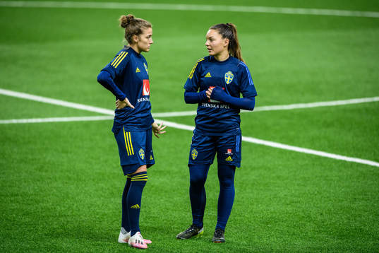 Filippa Angeldahl and Johanna Rytting Kaneryd of Sweden
