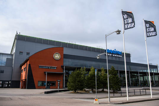 Exteriör vy av Monitor ERP Arena