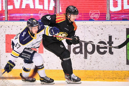 under match 1 i nedflyttningskvalet mellan Brynäs och HV71