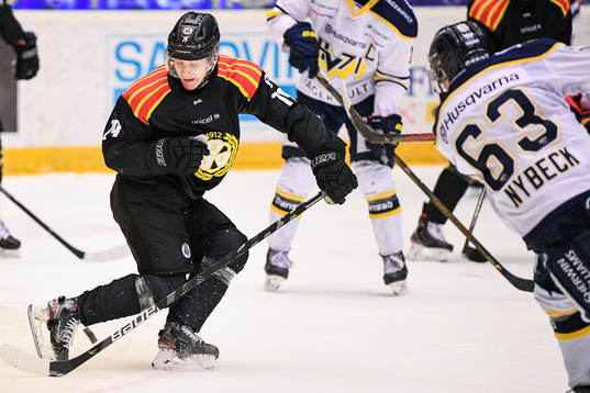 Brynäs Daniel Mannberg täcker skott