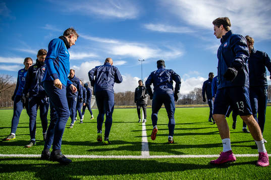 Bläddra bland fler bilder av Fotboll, Superettan, Helsingborg, Träning 