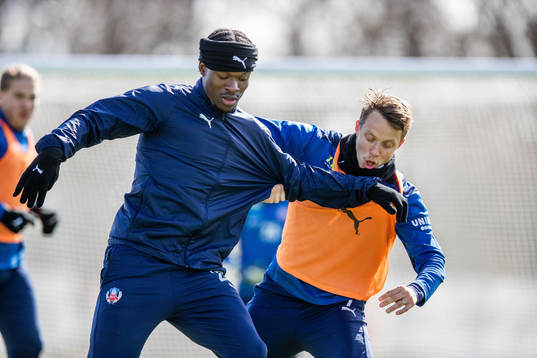 Noel Mbo och Viktor Lundberg