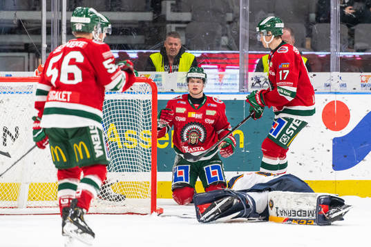 Frölundas Mattias Norlinder jublar