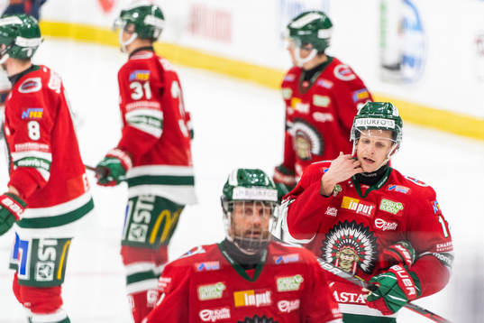 Frölundas Max Friberg deppar