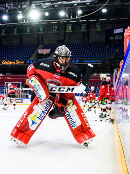 Malmö Redhawks målvakt Oscar Alsenfelt