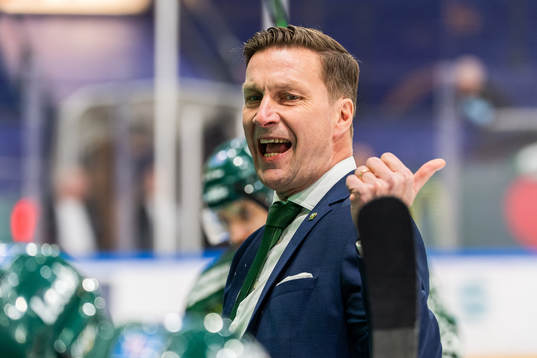 Färjestads tränare Johan Pennerborn