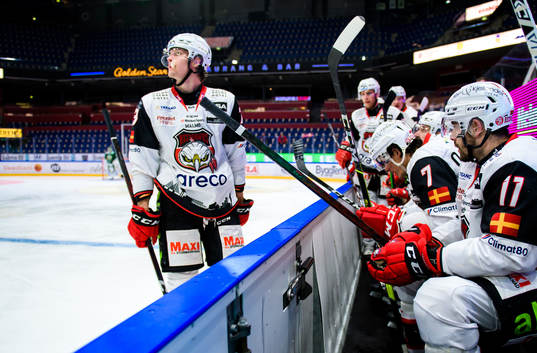Malmö Redhawks spelare deppar