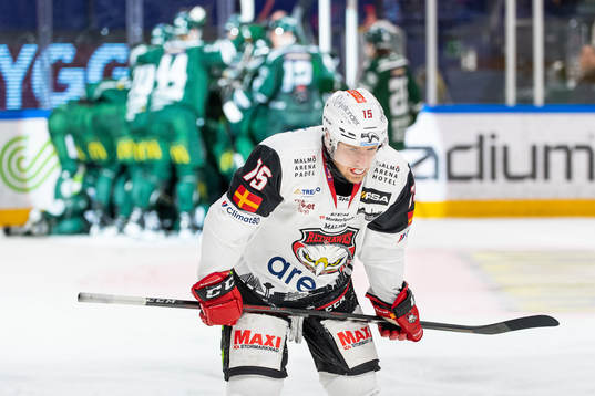 Malmö Redhawks Axel Wemmenborn deppar