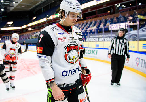 Malmö Redhawks Oliver Lauridsen deppar