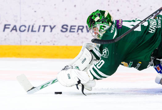 Färjestads målvakt Henrik Haukeland